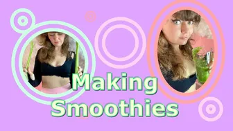 Making smoothies with ADHD mood #smoothie #adhd #funnyvideo