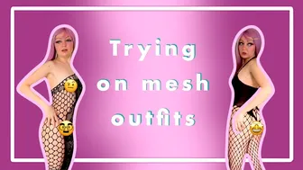 Trying on mesh outfit