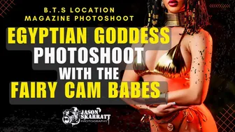 Egyptian Goddess Location Model Photoshoot with the FairyCam Babes