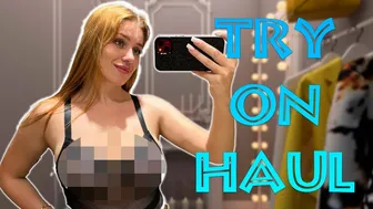 [4K] Try on Haul Transparent Clothes without ????