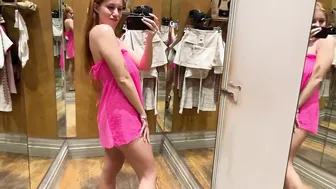 [4K] Transparent Clothes Try On Haul with the Mirror View #3