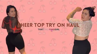 NATALIA REYNOLDS - SHEER SEE THROUGH SHEER TOP TRY ON HAUL #1