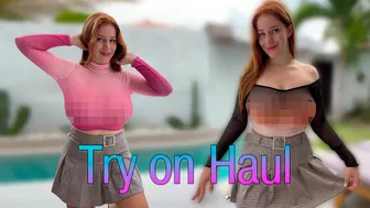 TRANSPARENT CLOTHES HAUL | Try on Haul with Katy