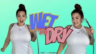 NATALIA REYNOLDS - WET VS DRY VOL.1 - TRANSPARENT/SEE THROUGH SCIENTIFIC EXPERIMENT #1