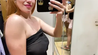 [4K] Transparent Try on Haul with Katy | No Bra Challenge #3