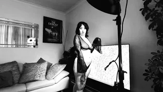 BTS - Static TV Lingerie Photoshoot with Model Elvish Rose #4