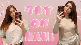 [4K] Transparent Try On Haul with Lisa | Sheer Clothes #1