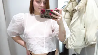 [4K] Transparent Try On Haul with Lisa | Sheer Clothes #4