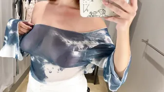 [4K] Transparent Haul with Katy | See through Try on #4