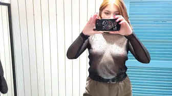 [4K] Transparent Clothes Try on Haul with Lisa | See through try on #2