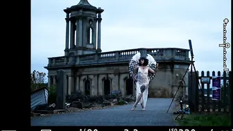 Goth & God Angel Photoshoot with Heather at Normanton Church + Win a Print #4