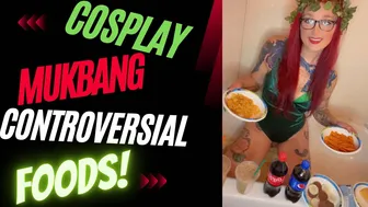 Cosplay Mukbang…Controversial Foods! WAM!