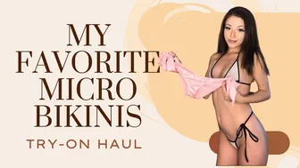 Odds Parker | My Favorite Micro Bikinis Try-On Haul | Cheeky, Thong, 4K