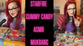 Gummy Candy ASMR Mukbang/ Starfire Cosplay!