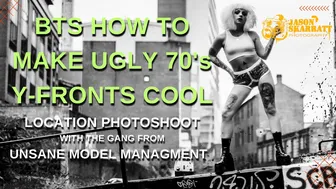 BTS Group Location Photoshoot - How To Make Ugly 70's Y-Front Underpants Look Cool