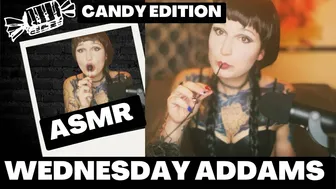 Wednesday Addams Candy ASMR Mukbang!