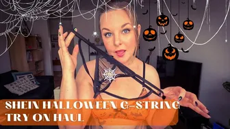 SHEIN HALLOWEEN G-STRING TRY ON HAUL