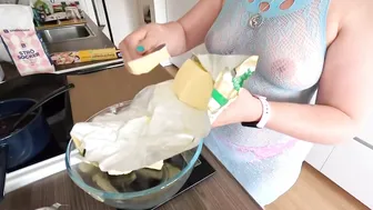 BAKING COOKIES IN SEXY DRESS #2