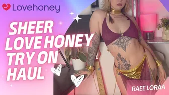 Sheer Love Honey Try On Haul ♥️♥️♥️♥️ #1