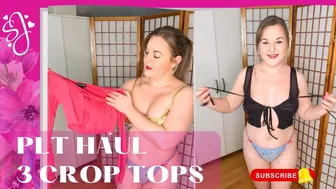 PLT TRY ON HAUL 3 CROP TOPS! -Swedish PAWG #1