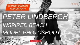 Peter Lindbergh inspired Beach Model Photoshoot - Behind the Scenes