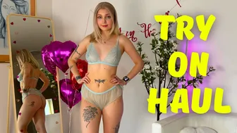 4K TRANSPARENT Lingerie TRY ON with Mirror View! | Emili TryOn