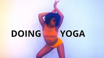 Kazy Lambist - Doing Yoga Dance Video