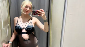 Try on haul see through bodysuit lingerie