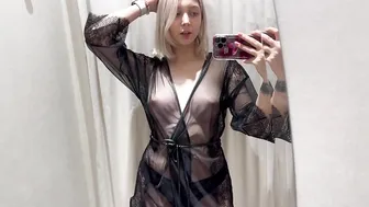 See-Through Try On Haul | Transparent Lingerie and Clothes | Try-On Haul At The Mall #2