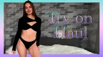 [4K] Trying on Hot Clothes with Lia | Try On Haul #1