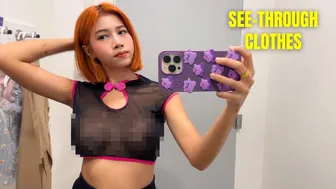 See-Through Try On Haul | Transparent Lingerie and Clothes | Try-On Haul At The Mall