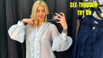 See-Through Try On Haul | Transparent Lingerie and Clothes | Try-On Haul At The Mall