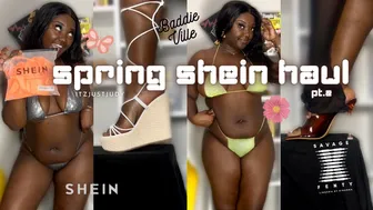 SHEIN Spring (Bikini) Haul Pt. 2 | ITZJUSTJUDY