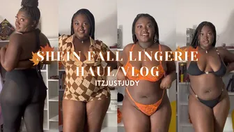 SHEIN Fall Lingerie Haul & Vlog | ITZJUSTJUDY