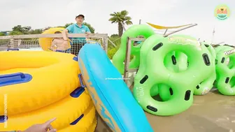 Fidget Spinner Waterslide with my French Friends! ♥️♥️♥️♥️ #2