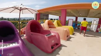 Smooth Rainbow Mat Racer at Splash Jungle Phuket Thailand #4