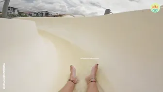 Swirly Slide on the Beach in France! ♥️♥️♥️♥️♥️♥️ #4