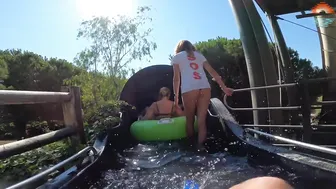 Black Hole Waterslide at Aquabrava Roses Costa Brava Spain #2