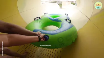 STUCK at the top -Waterslide GONE WRONG #2