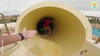 STUCK at the top -Waterslide GONE WRONG #4