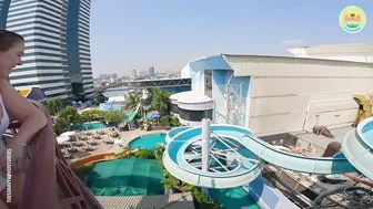 Crazy Rooftop Waterpark in Bangkok Thailand! ♥️♥️ #2