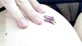 Purple Butterfly Tattoo Inspirations #4