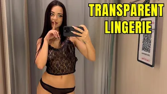 See-Through Try On Haul | Transparent Lingerie and Clothes | Try-On Haul At The Mall