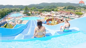 Summer Slip N Slide at Aqualuna Terme Olimia Slovenia #4