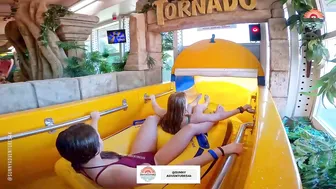 GIANT Tornado Waterslide at Alpamare Switzerland #2