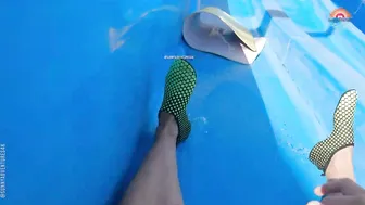 Waterslide Fail OR Great Save!? ♥️♥️♥️♥️ #4