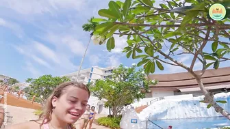 A Day at the SMALLEST Waterpark in Phuket Thailand! ♥️♥️ #3