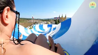 WIDE Waterslide! Would you ride it? ♥️♥️ #4