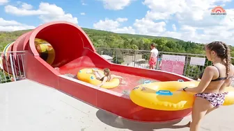 BUMPY Raft Ride at Aquapark Aquamania Albena Bulgaria #2