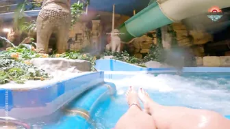 AWKWARD Whirlpool Waterslide at Alpamare Pfäffikon, Switzerland #4